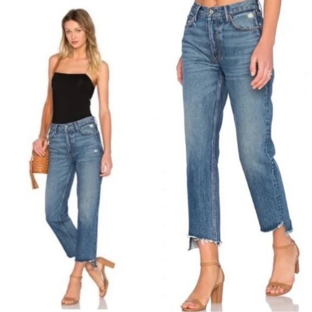 GRLFRND Helena Straight Leg Jeans Close To You